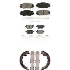 Transit Auto KSN-100820 Disc Brake Pad for 2009-2013 Toyota Matrix, Pontiac Vibe - Front and Rear