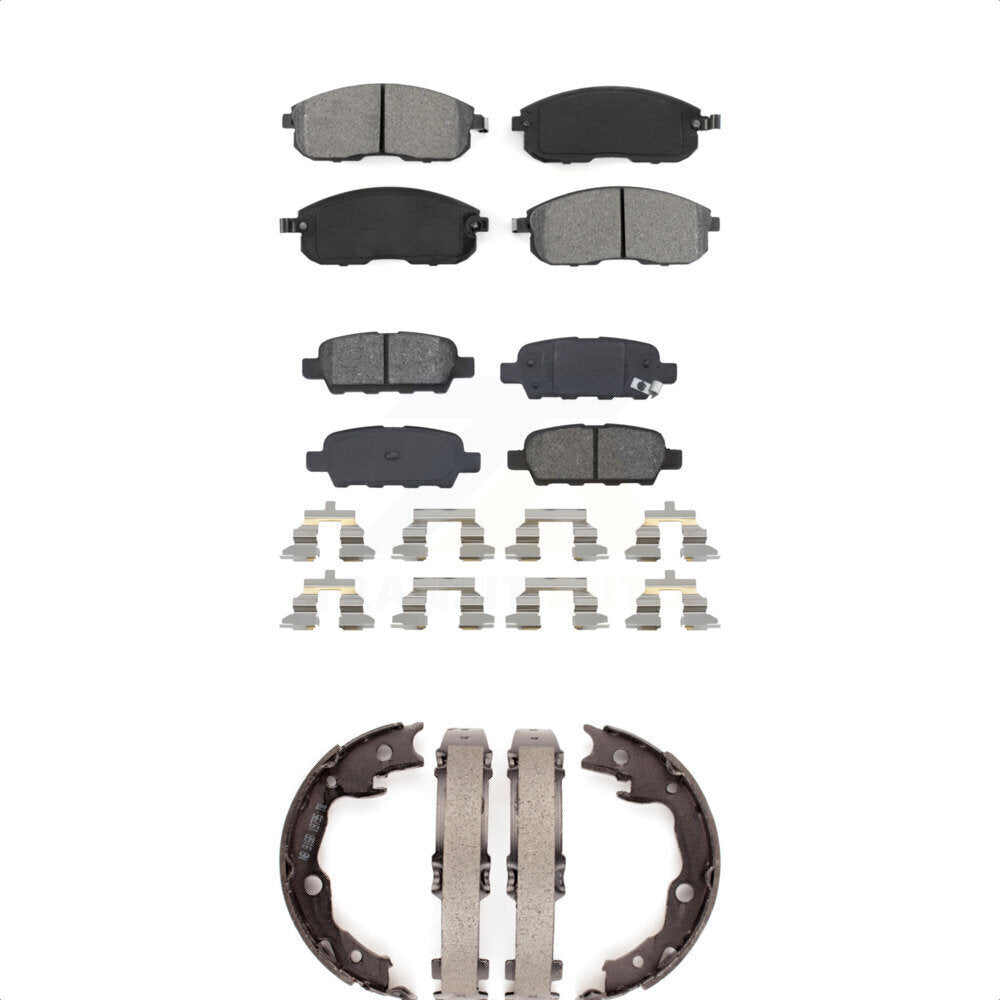 Transit Auto KSN-100822 Disc Brake Pad for 2007-2019 Nissan Juke, Nissan Sentra - Front and Rear