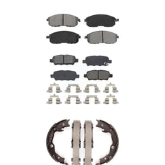 Transit Auto KSN-100822 Disc Brake Pad for 2007-2019 Nissan Juke, Nissan Sentra - Front and Rear
