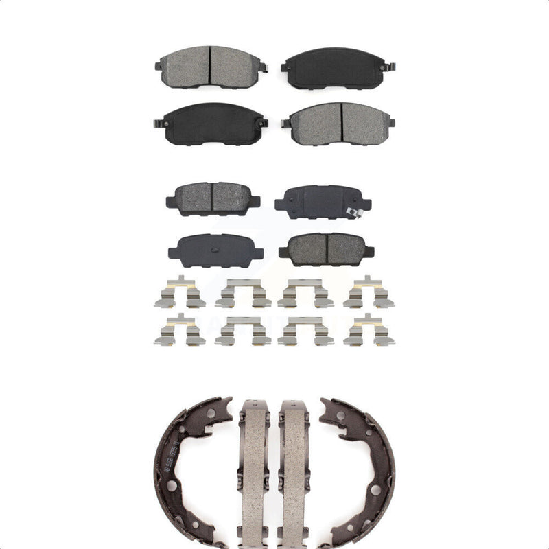 Transit Auto KSN-100822 Disc Brake Pad for 2007-2019 Nissan Juke, Nissan Sentra - Front and Rear