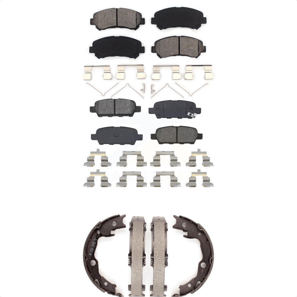 Transit Auto KSN-100823 Disc Brake Pad for 2007-2017 Nissan Juke, Nissan Rogue Select and More - Front and Rear
