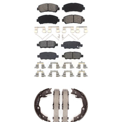 Transit Auto KSN-100823 Disc Brake Pad for 2007-2017 Nissan Juke, Nissan Rogue Select and More - Front and Rear