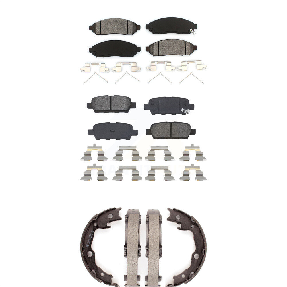 Transit Auto KSN-100824 Disc Brake Pad for 2011-2015 Nissan LEAF - Front and Rear