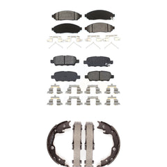 Transit Auto KSN-100824 Disc Brake Pad for 2011-2015 Nissan LEAF - Front and Rear