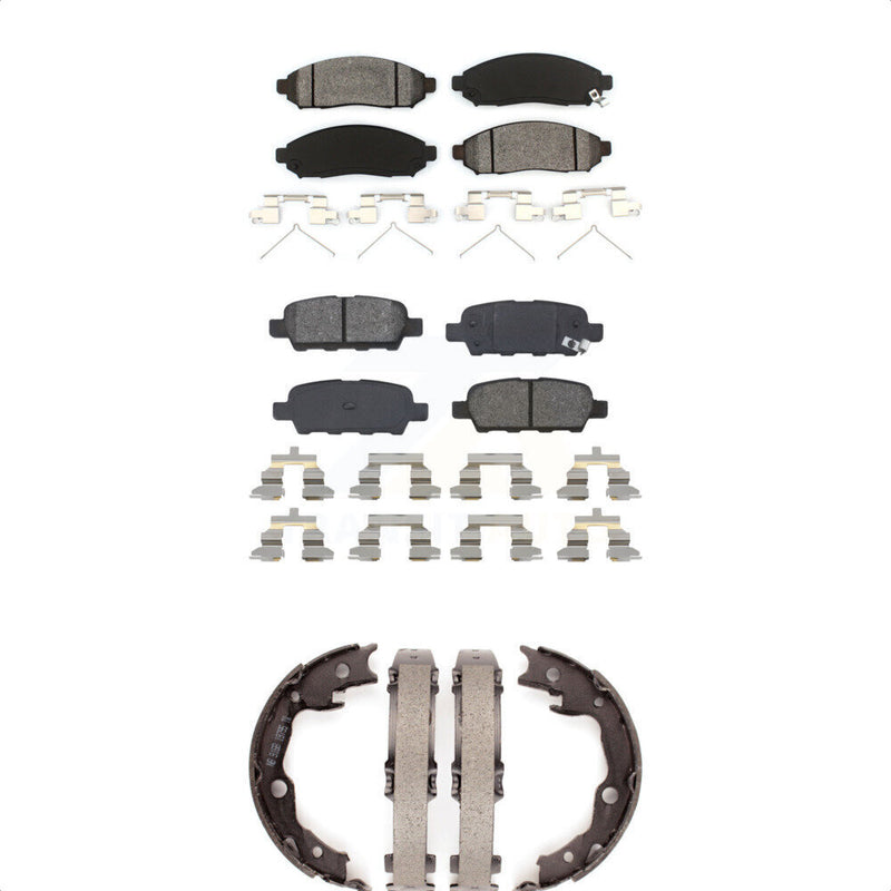 Transit Auto KSN-100824 Disc Brake Pad for 2011-2015 Nissan LEAF - Front and Rear