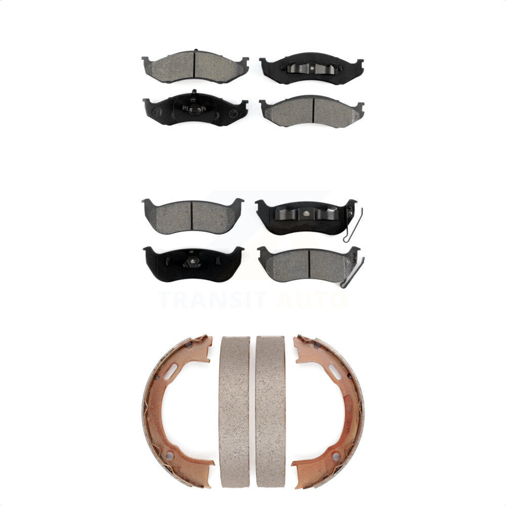 Transit Auto KSN-100829 Disc Brake Pad for 2003-2006 Jeep TJ, Jeep Wrangler - Front and Rear