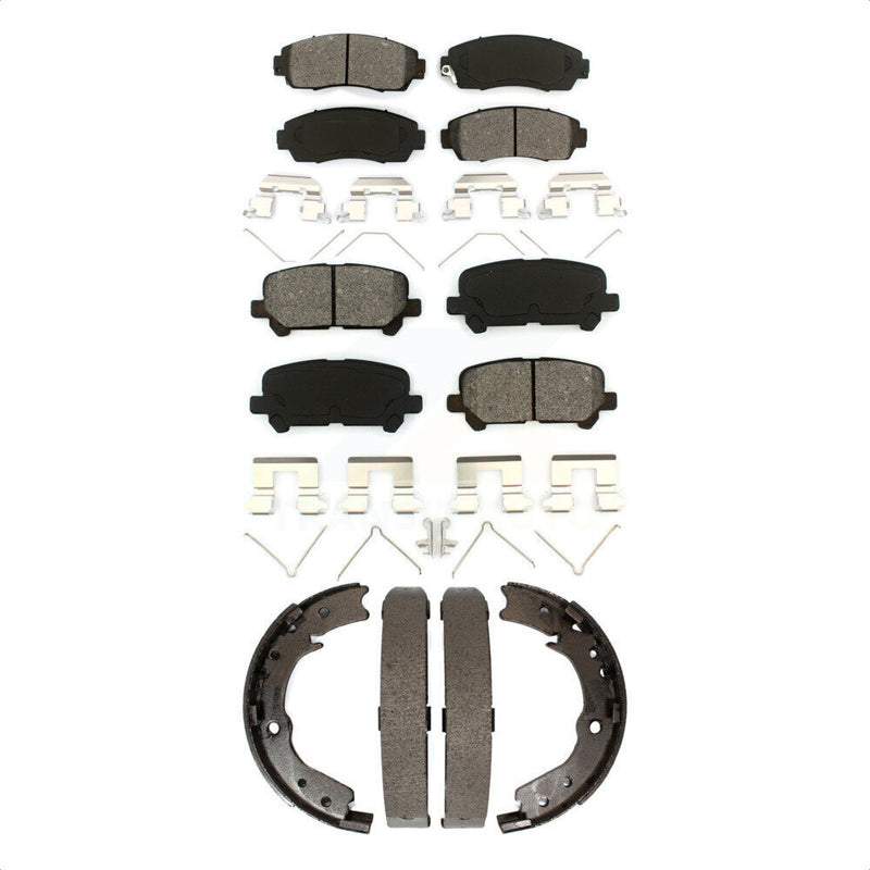 Transit Auto KSN-100835 Disc Brake Pad for 2011-2017 Honda Odyssey - Front and Rear