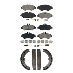 Transit Auto KSN-100836 Disc Brake Pad for 2007-2018 Mercedes-Benz Sprinter 2500, Dodge Sprinter 2500, Freightliner Sprinter 2500 - Front and Rear