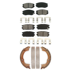 Transit Auto KSN-100837 Disc Brake Pad for 2010-2017 GMC Terrain, Chevrolet Equinox - Front and Rear