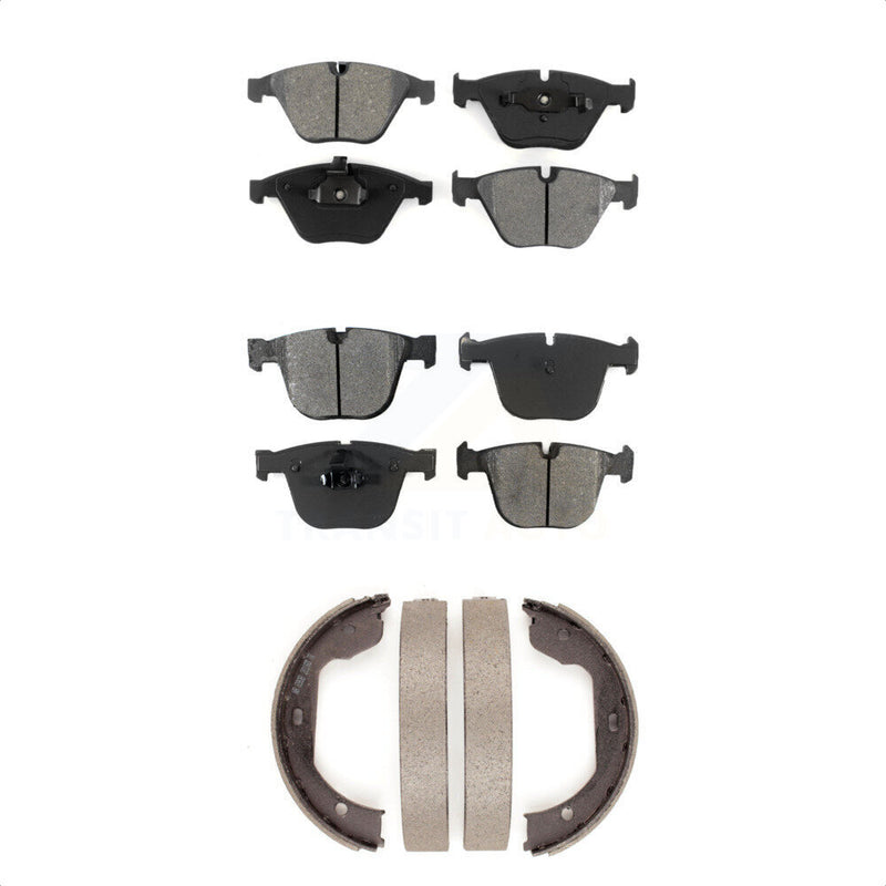 Transit Auto KSN-100840 Disc Brake Pad for 2002-2010 BMW 535i, BMW 550i and More - Front and Rear
