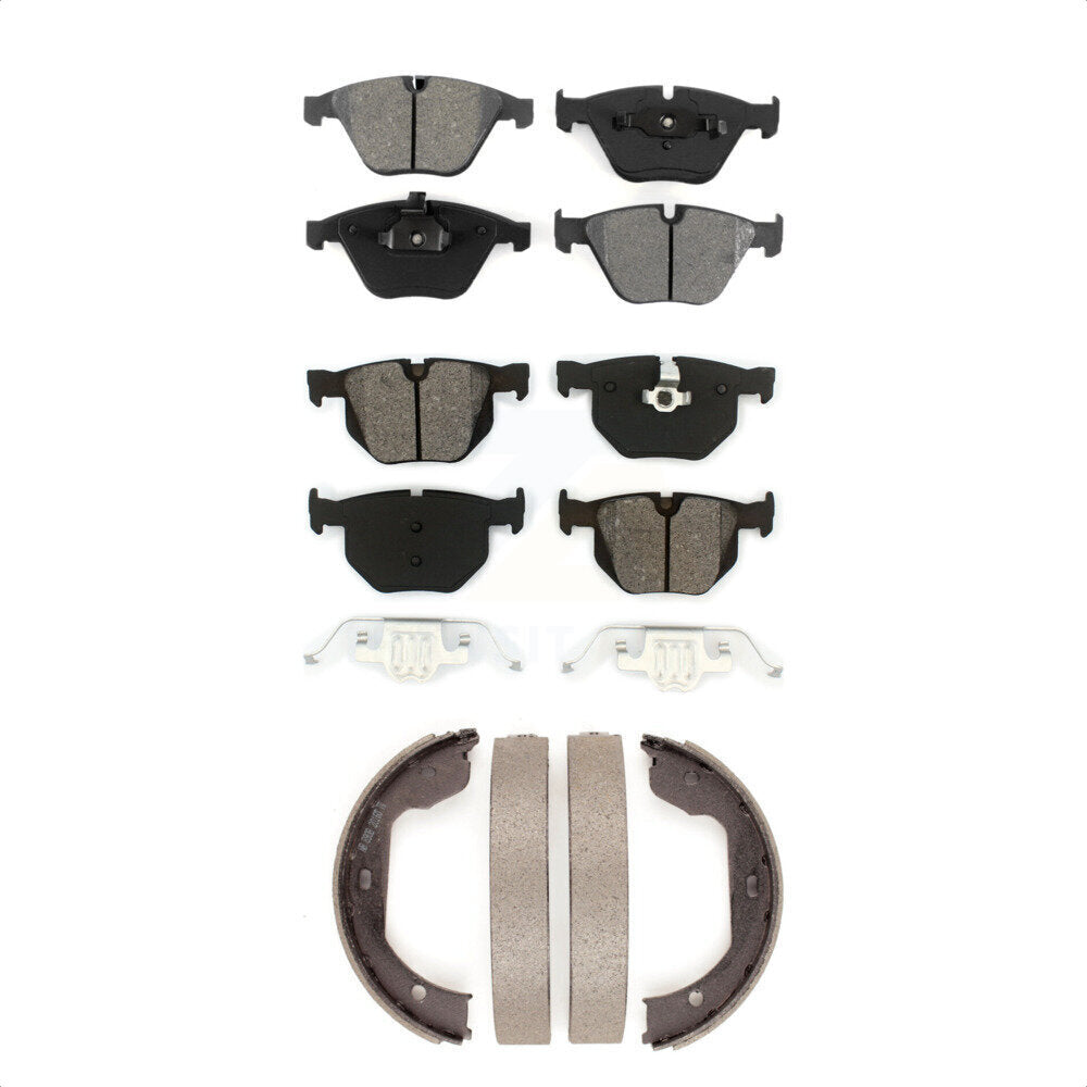 Transit Auto KSN-100841 Disc Brake Pad for 2004-2010 BMW 535i xDrive, BMW 528i xDrive and More - Front and Rear