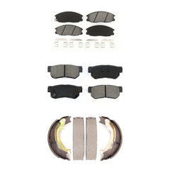 Transit Auto KSN-100845 Disc Brake Pad for 2001-2006 Hyundai Santa Fe - Front and Rear