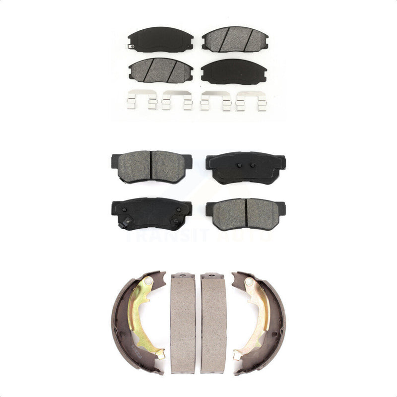 Transit Auto KSN-100845 Disc Brake Pad for 2001-2006 Hyundai Santa Fe - Front and Rear