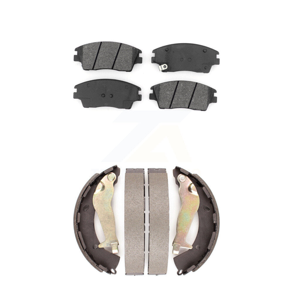 Transit Auto KSN-100846 Disc Brake Pad for 2017-2020 Hyundai Elantra - Front and Rear