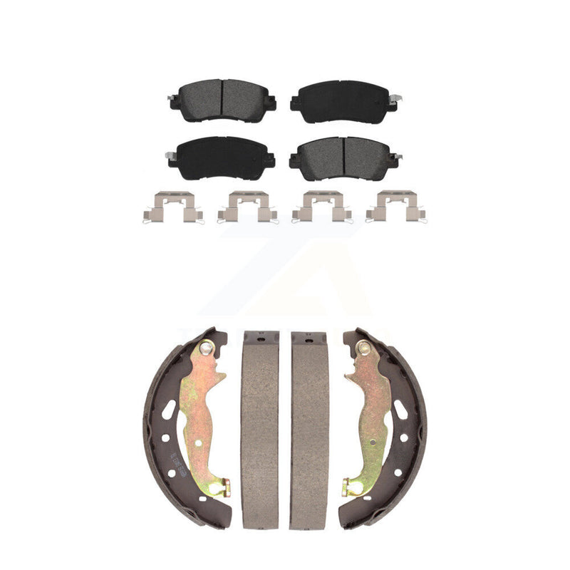 Transit Auto KSN-100848 Disc Brake Pad for 2016-2020 Toyota Yaris, Toyota Yaris iA, Scion iA - Front and Rear