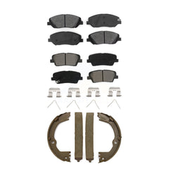 Transit Auto KSN-100857 Disc Brake Pad for 2017-2019 Hyundai Santa Fe XL, Hyundai Santa Fe - Front and Rear