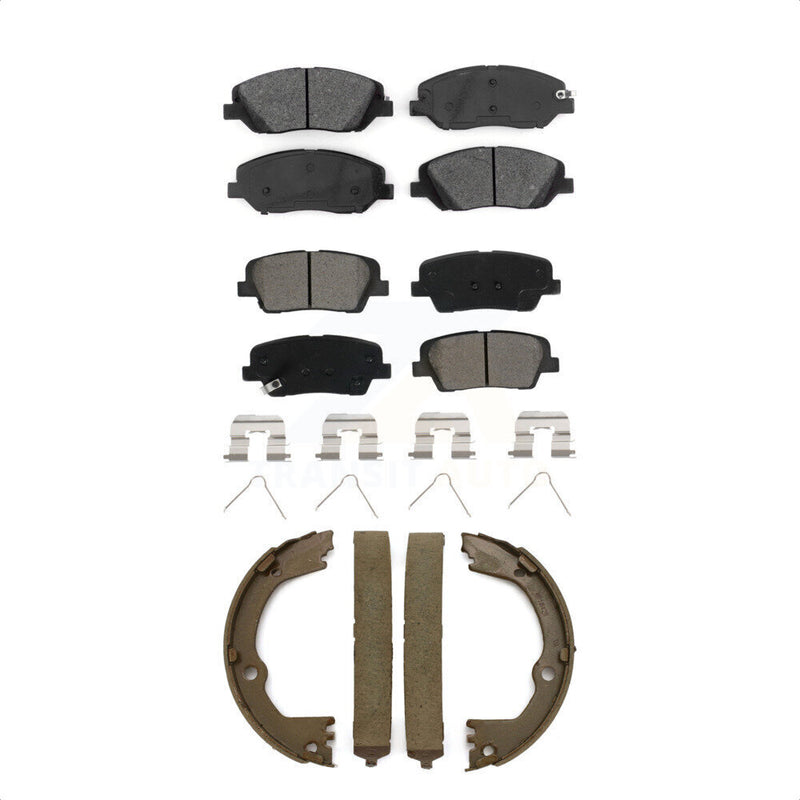 Transit Auto KSN-100857 Disc Brake Pad for 2017-2019 Hyundai Santa Fe XL, Hyundai Santa Fe - Front and Rear