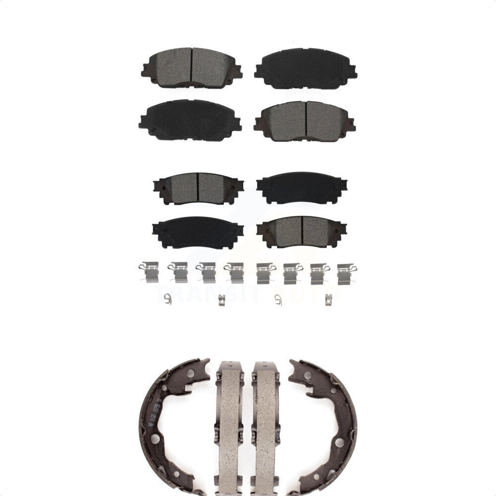 Transit Auto KSN-100859 Disc Brake Pad for 2018-2021 Toyota Camry, Toyota RAV4 - Front and Rear