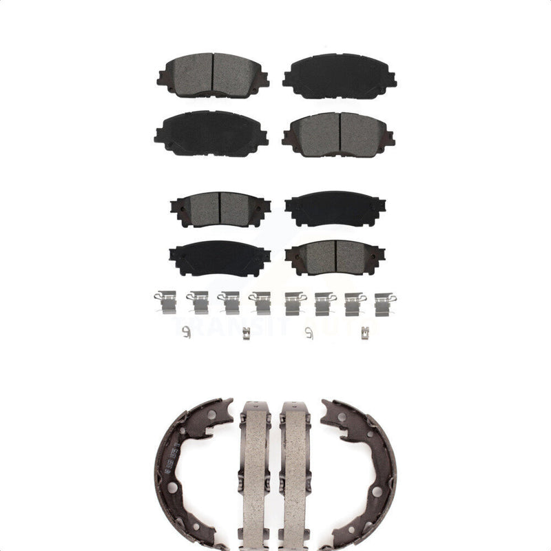 Transit Auto KSN-100859 Disc Brake Pad for 2018-2021 Toyota Camry, Toyota RAV4 - Front and Rear
