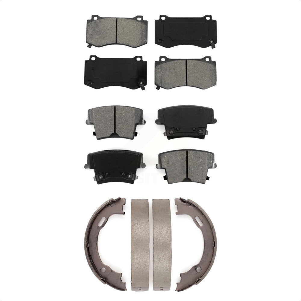 Transit Auto KSN-100867 Disc Brake Pad for 2015 Dodge Charger - Front and Rear