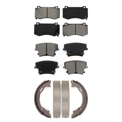 Transit Auto KSN-100867 Disc Brake Pad for 2015 Dodge Charger - Front and Rear
