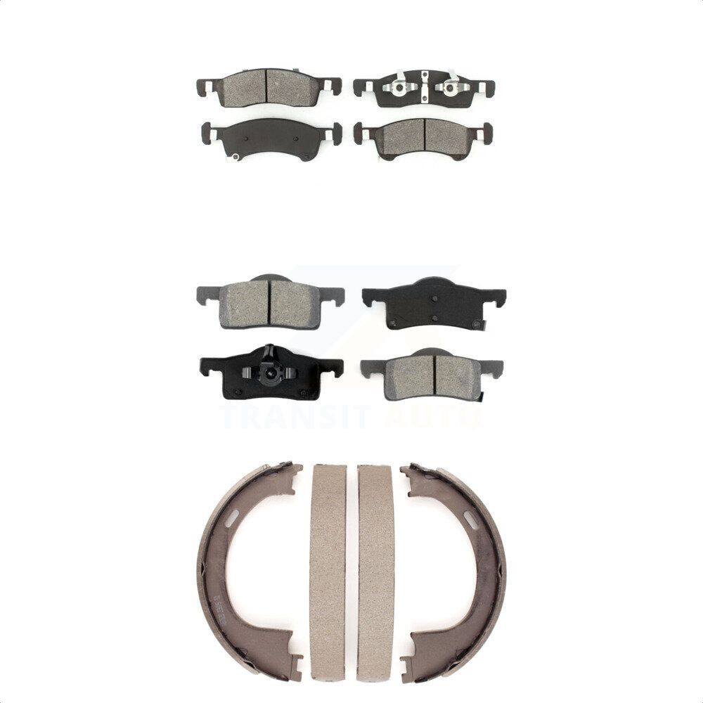 Transit Auto KSN-100878 Disc Brake Pad for 2002 Ford Expedition - Front and Rear