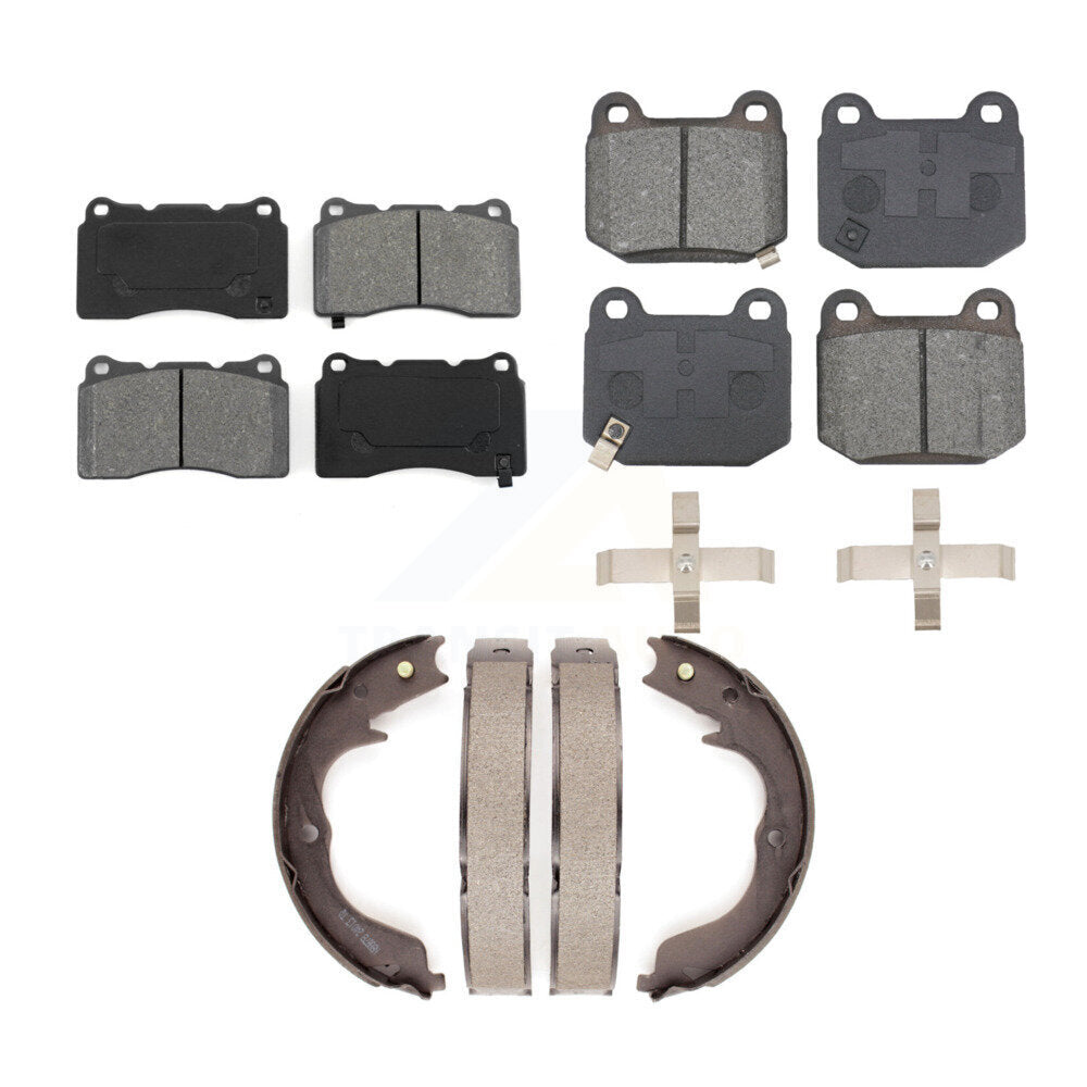 Transit Auto KSN-100880 Disc Brake Pad for 2009-2014 Subaru Impreza - Front and Rear