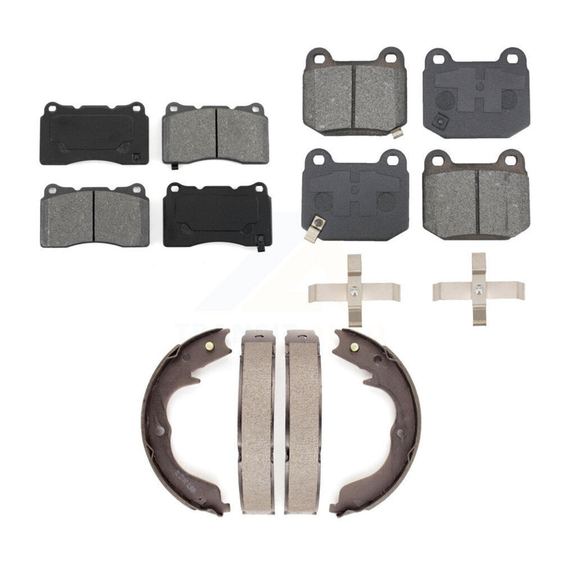 Transit Auto KSN-100880 Disc Brake Pad for 2009-2014 Subaru Impreza - Front and Rear