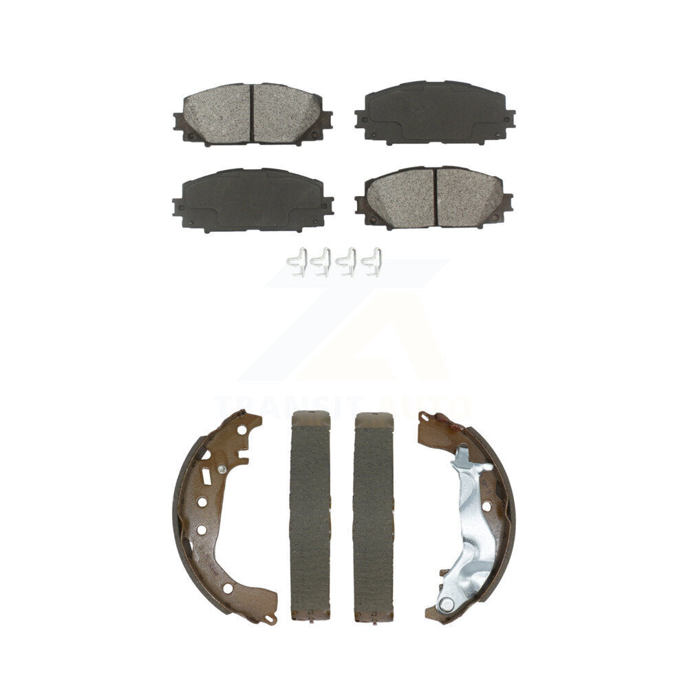 Transit Auto KSN-100881 Disc Brake Pad for 2014-2018 Toyota Yaris - Front and Rear