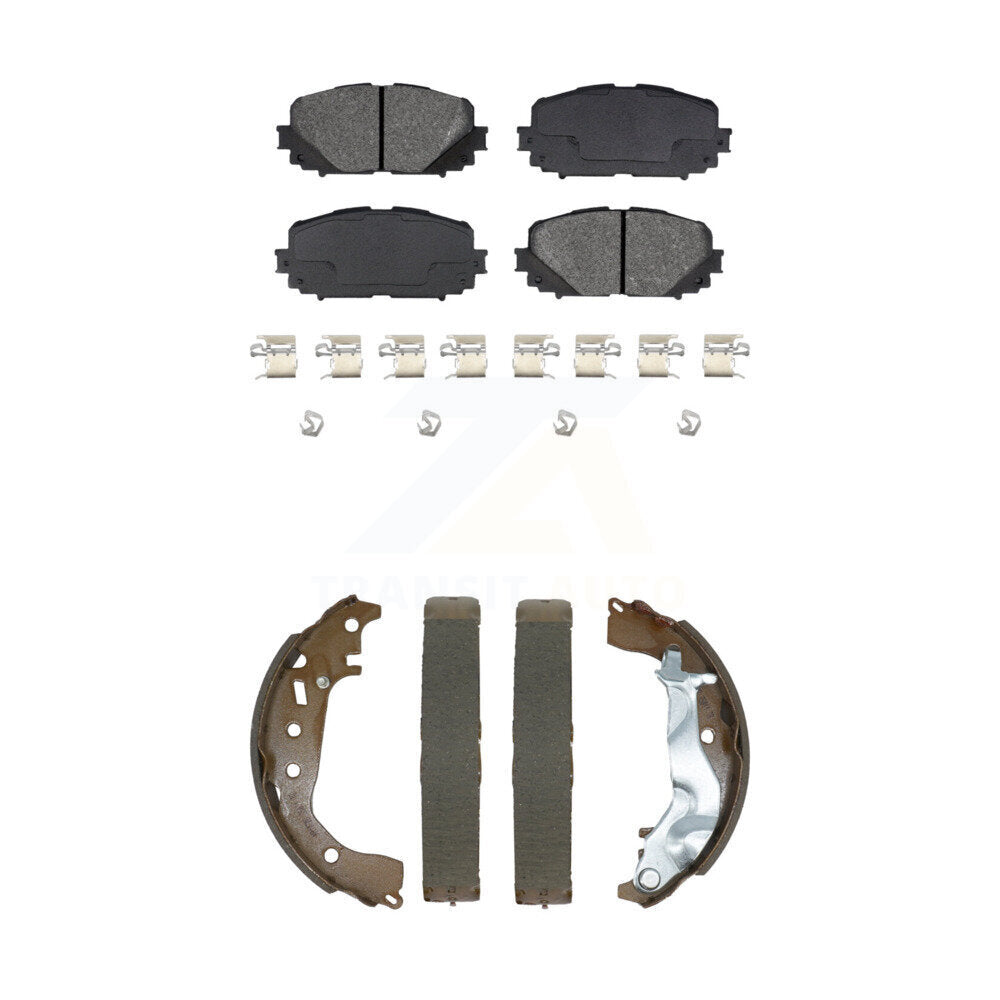 Transit Auto KSN-100882 Disc Brake Pad for 2015-2018 Toyota Yaris - Front and Rear