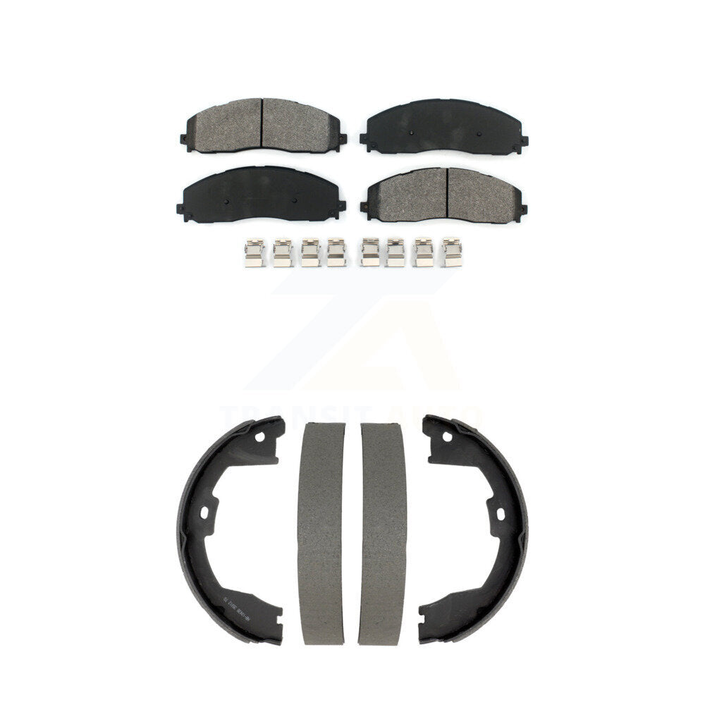 Transit Auto KSN-100883 Disc Brake Pad for 2013-2022 Ford F-250 Super Duty, Ford F-350 Super Duty, Ford F-450 Super Duty - Front and Rear