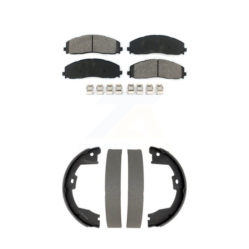 Transit Auto KSN-100883 Disc Brake Pad for 2013-2022 Ford F-250 Super Duty, Ford F-350 Super Duty, Ford F-450 Super Duty - Front and Rear