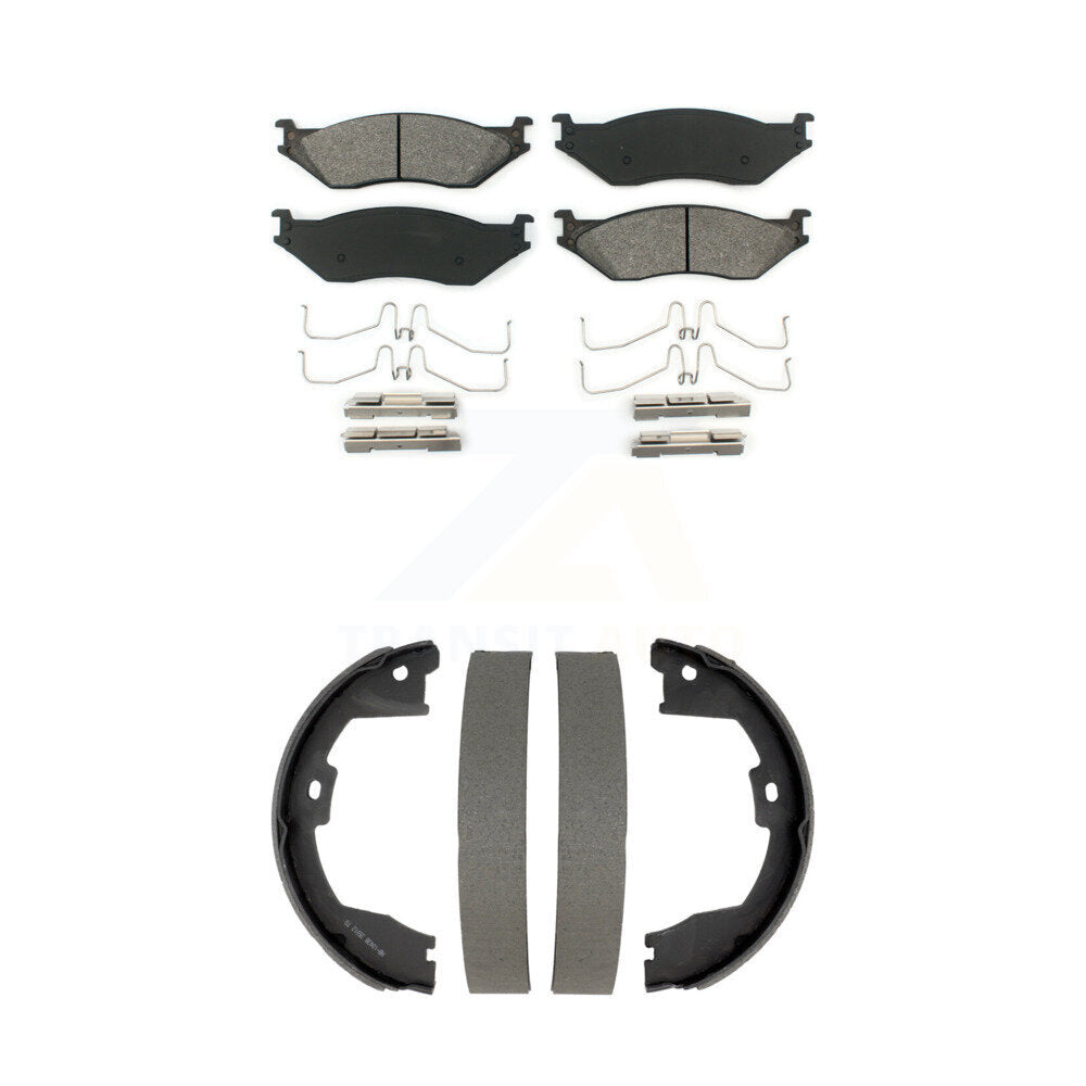 Transit Auto KSN-100884 Disc Brake Pad for 2013-2016 Ford F-450 Super Duty - Front and Rear