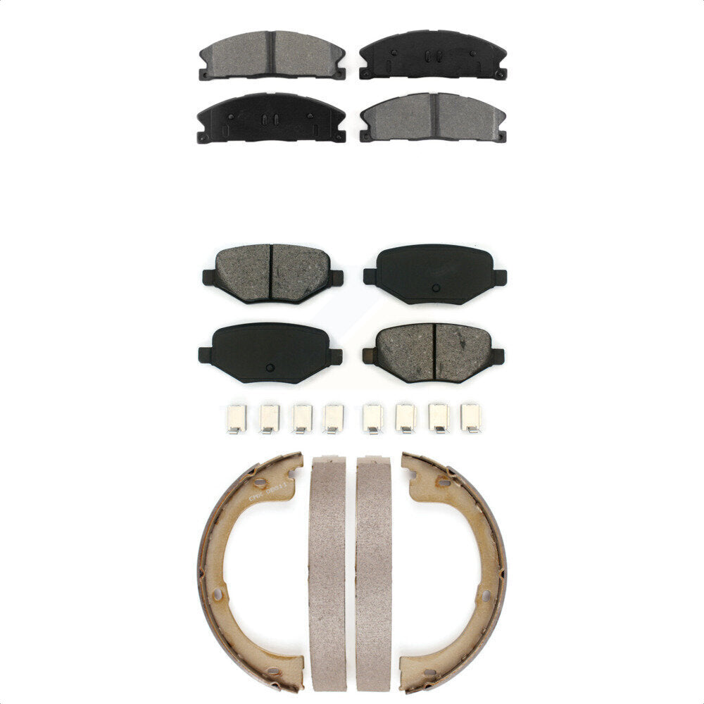 Transit Auto KSN-100888 Disc Brake Pad for 2017-2019 Lincoln MKT - Front and Rear