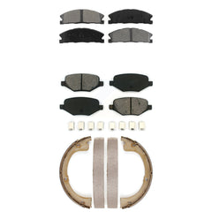 Transit Auto KSN-100888 Disc Brake Pad for 2017-2019 Lincoln MKT - Front and Rear