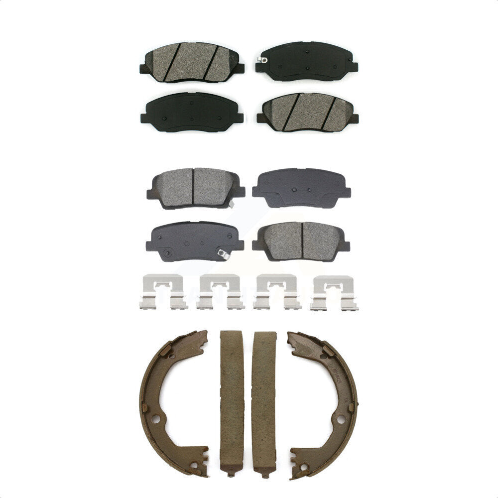 Transit Auto KSN-100890 Disc Brake Pad for 2013-2016 Hyundai Santa Fe XL, Hyundai Santa Fe - Front and Rear