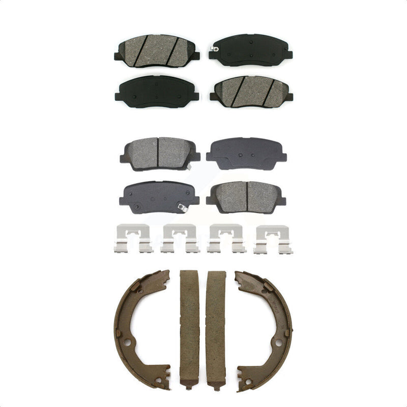 Transit Auto KSN-100890 Disc Brake Pad for 2013-2016 Hyundai Santa Fe XL, Hyundai Santa Fe - Front and Rear