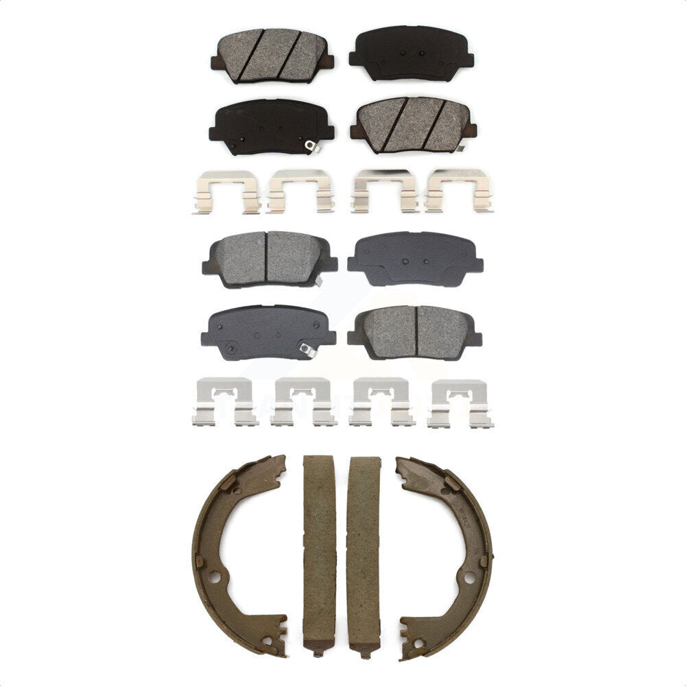 Transit Auto KSN-100891 Disc Brake Pad for 2013-2016 Kia Sorento, Hyundai Santa Fe Sport - Front and Rear
