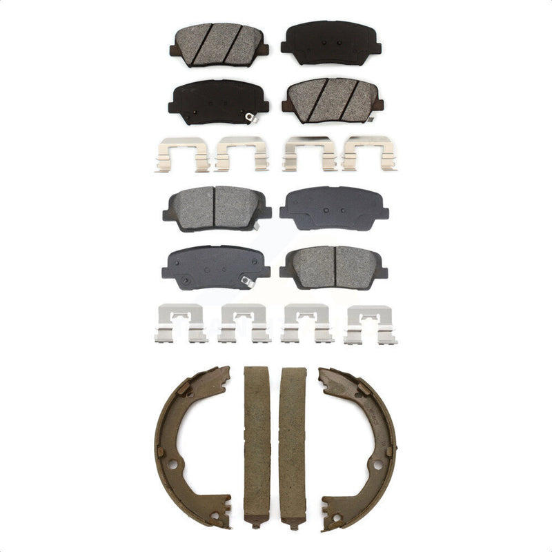 Transit Auto KSN-100891 Disc Brake Pad for 2013-2016 Kia Sorento, Hyundai Santa Fe Sport - Front and Rear