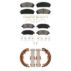 Transit Auto KSN-100892 Disc Brake Pad for 2008-2013 Toyota Highlander - Front and Rear