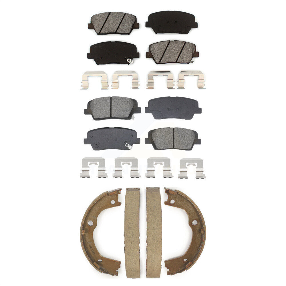 Transit Auto KSN-100893 Disc Brake Pad for 2010-2013 Kia Sorento, Hyundai Santa Fe - Front and Rear