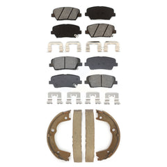 Transit Auto KSN-100893 Disc Brake Pad for 2010-2013 Kia Sorento, Hyundai Santa Fe - Front and Rear