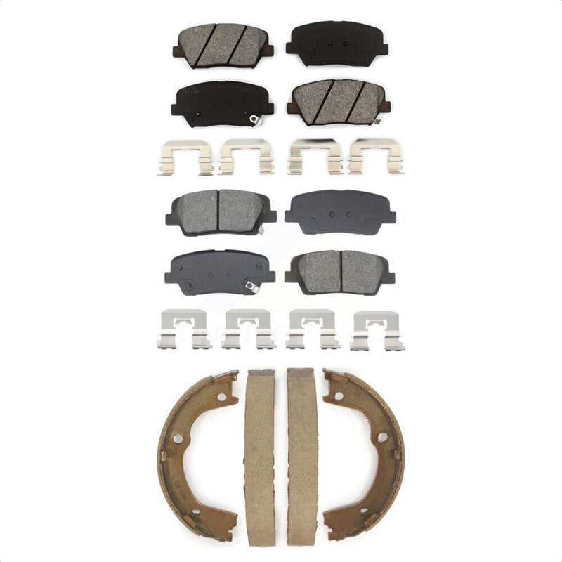 Transit Auto KSN-100893 Disc Brake Pad for 2010-2013 Kia Sorento, Hyundai Santa Fe - Front and Rear