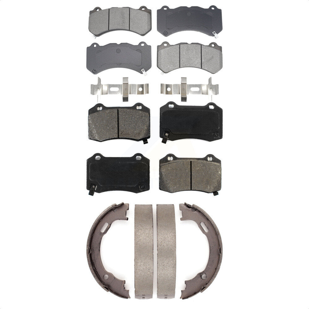 Transit Auto KSN-100894 Disc Brake Pad for 2015-2021 Dodge Challenger, Dodge Charger - Front and Rear