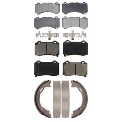 Transit Auto KSN-100894 Disc Brake Pad for 2015-2021 Dodge Challenger, Dodge Charger - Front and Rear