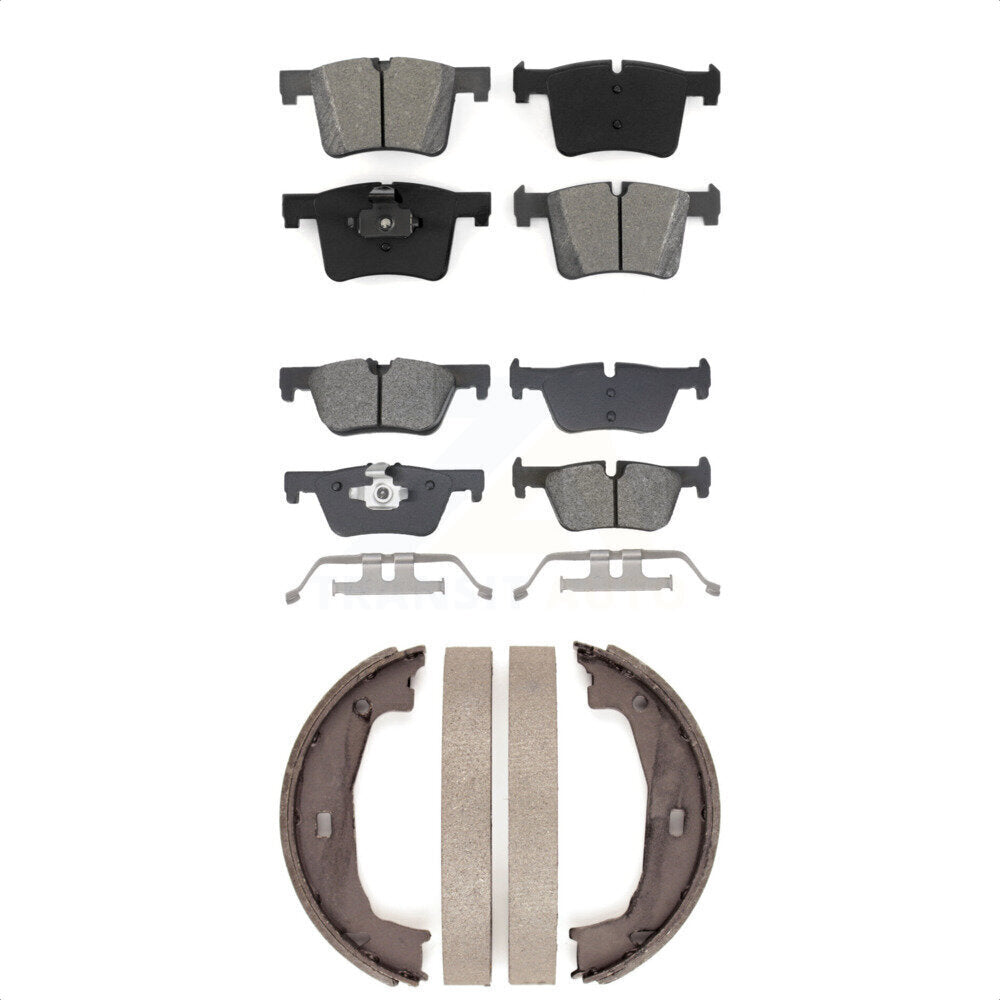 Transit Auto KSN-100897 Disc Brake Pad for 2012-2018 BMW 328d, BMW 320i xDrive and More - Front and Rear