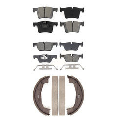 Transit Auto KSN-100897 Disc Brake Pad for 2012-2018 BMW 328d, BMW 320i xDrive and More - Front and Rear