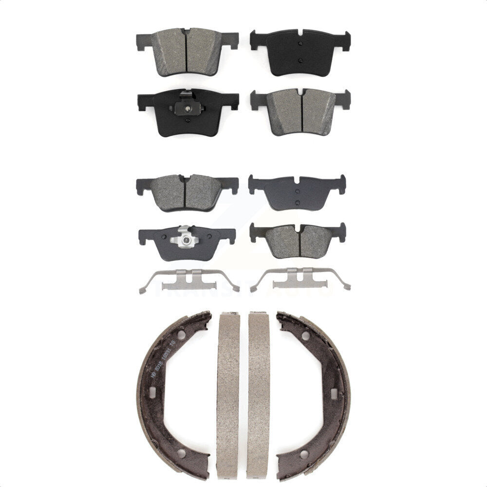 Transit Auto KSN-100898 Disc Brake Pad for 2013-2018 BMW 328d xDrive, BMW 320i xDrive - Front and Rear