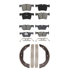 Transit Auto KSN-100898 Disc Brake Pad for 2013-2018 BMW 328d xDrive, BMW 320i xDrive - Front and Rear