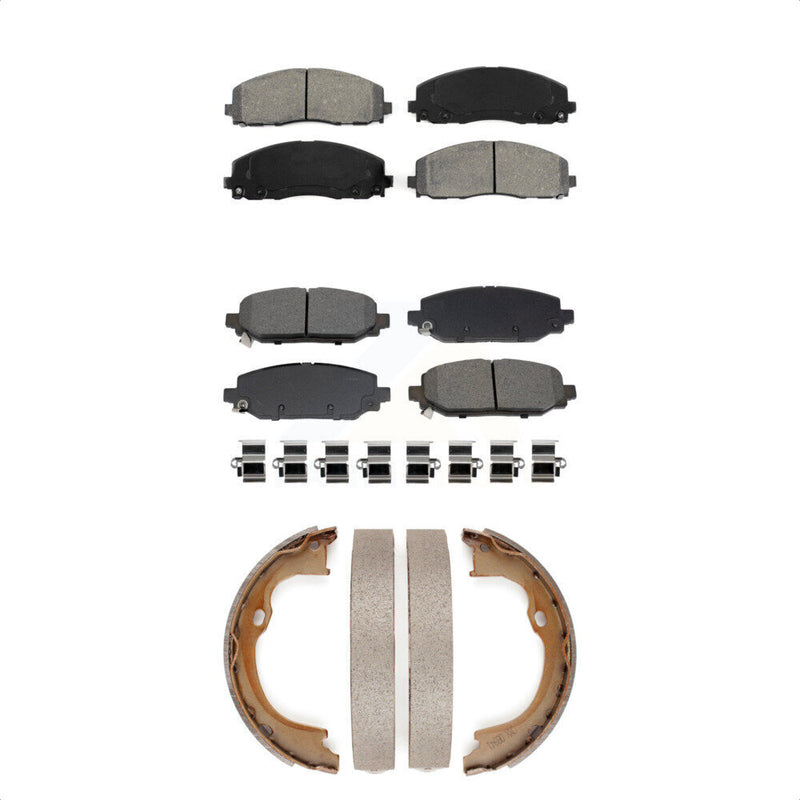 Transit Auto KSN-100899 Disc Brake Pad for 2018-2022 Jeep Wrangler - Front and Rear